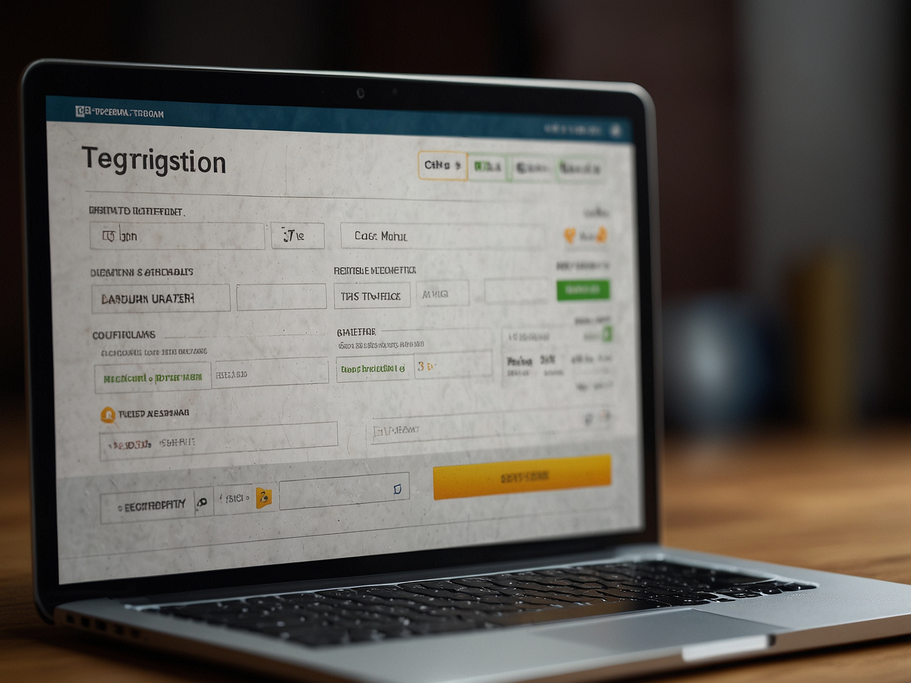 Ejemplo formulario de registro